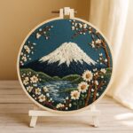 Mountains & Sakura Embroidery Kit