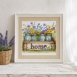 Wildflowers in Vase Cross Stitch Kit