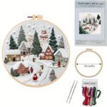 DIY Christmas Pillowcase Embroidery Kit DIY Christmas Pillowcase Embroidery Kit