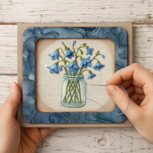Magnetic Wooden Embroidery Hoop
