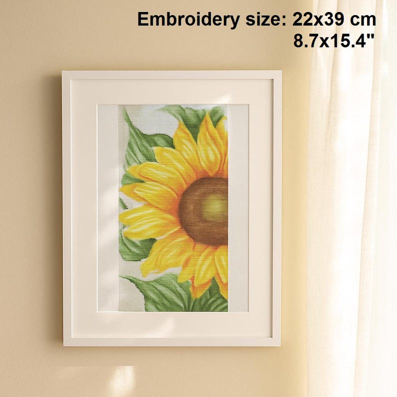 Sunflower Poppy Cross Stitch Kit