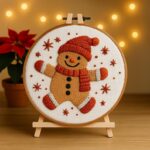 Gingerbread Man Embroidery Kit Gingerbread Man Embroidery Kit