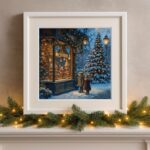 Festive Winter Evening Cross Stitch Kit Festive Winter Evening Cross Stitch Kit