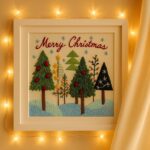 Mixed Stitch Christmas Embroidery Kit Mixed Stitch Christmas Embroidery Kit