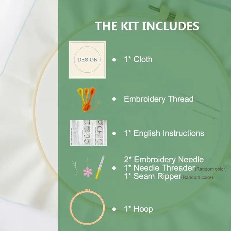 Merry Christmas Wreath Embroidery Kit