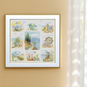 Summer Beach Cross Stitch Kit