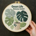 Monstera Embroidery Kit for Beginner Monstera Embroidery Kit for Beginner