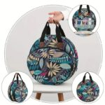 Fabric Embroidery Project Bag