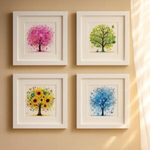 Christmas Winter Tree Cross Stitch Kit
