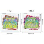 Christmas Bookstore Cross Stitch Kit Christmas Bookstore Cross Stitch Kit