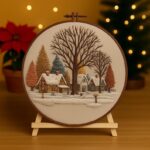 Cozy Winter Village Embroidery Kit Cozy Winter Village Embroidery Kit
