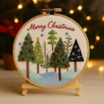 Mixed Stitch Christmas Embroidery Kit Mixed Stitch Christmas Embroidery Kit