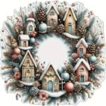 Christmas Wreath Cross Stitch Kit Christmas Wreath Cross Stitch Kit