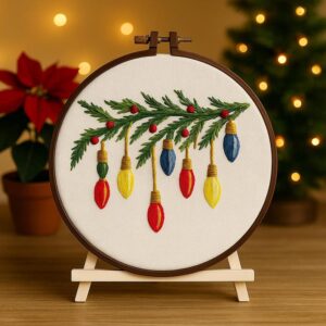 Christmas Garland Embroidery Kit