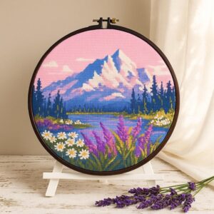 Four Seasons Mountain Embroidery Kit