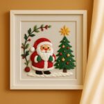 Santa Christmas Embroidery Kit Santa Christmas Embroidery Kit
