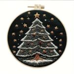 Christmas Tree Embroidery Kit Set Christmas Tree Embroidery Kit Set