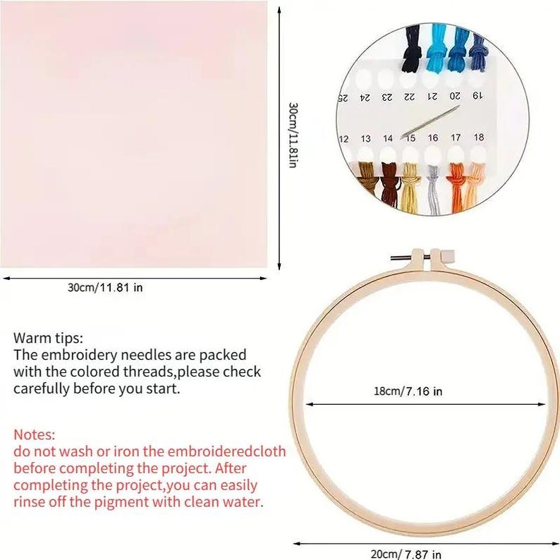 Christmas Stockings Embroidery Kit