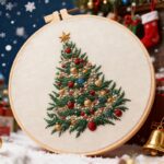 Christmas Tree Embroidery Full Kit Christmas Tree Embroidery Full Kit