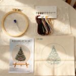 Christmas Tree Embroidery Full Kit Christmas Tree Embroidery Full Kit