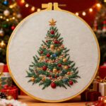 Christmas Tree Embroidery Full Kit Christmas Tree Embroidery Full Kit