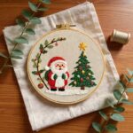 Christmas Embroidery Kit for Beginners Christmas Embroidery Kit for Beginners