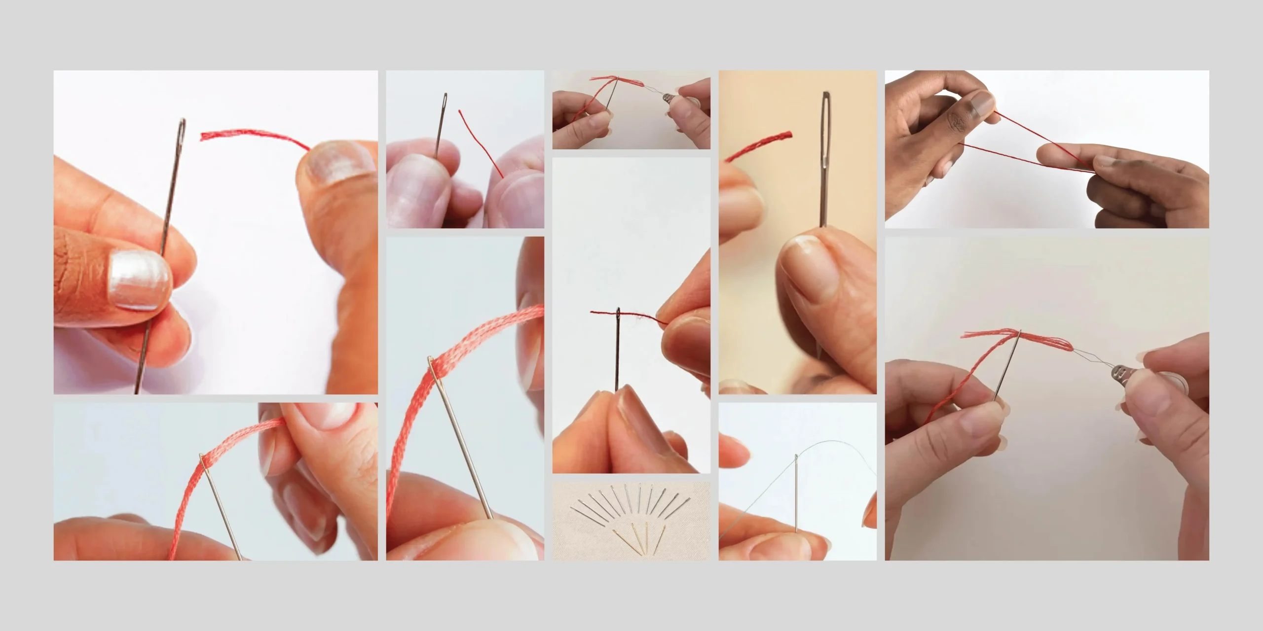 Do You Tie the Thread on a Needle for Embroidery