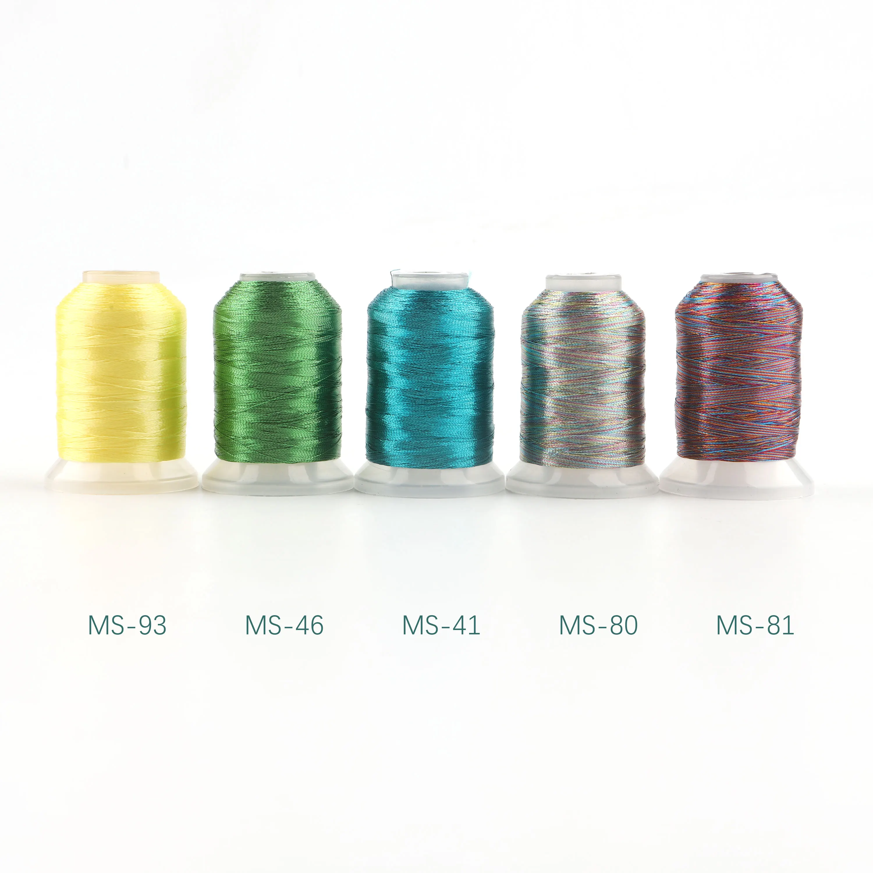 25-Color Metallic Embroidery Thread Set