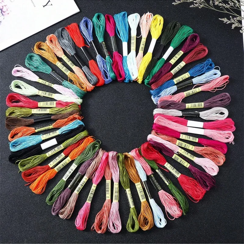 50-Color Friendship Bracelet Thread Set