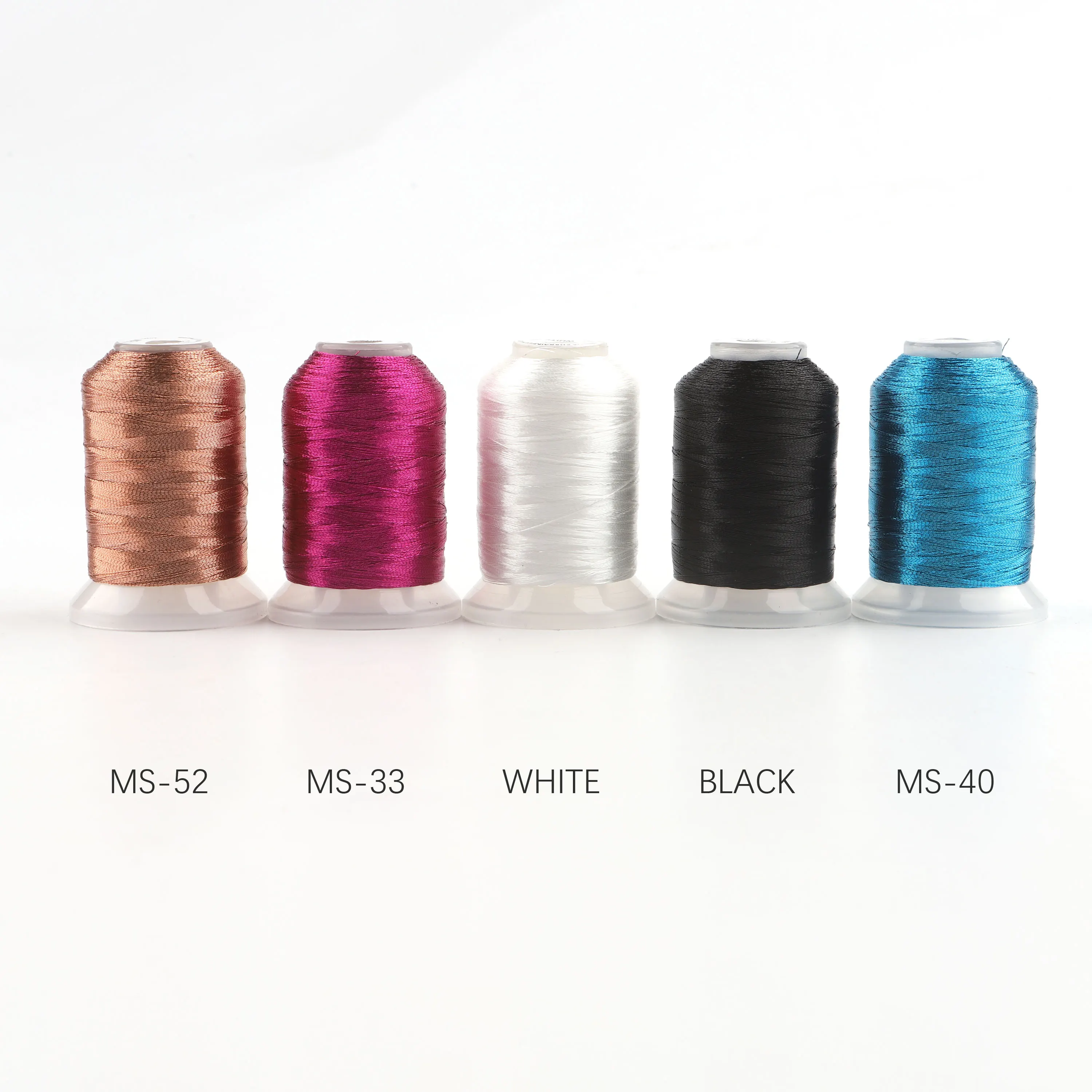 25-Color Metallic Embroidery Thread Set