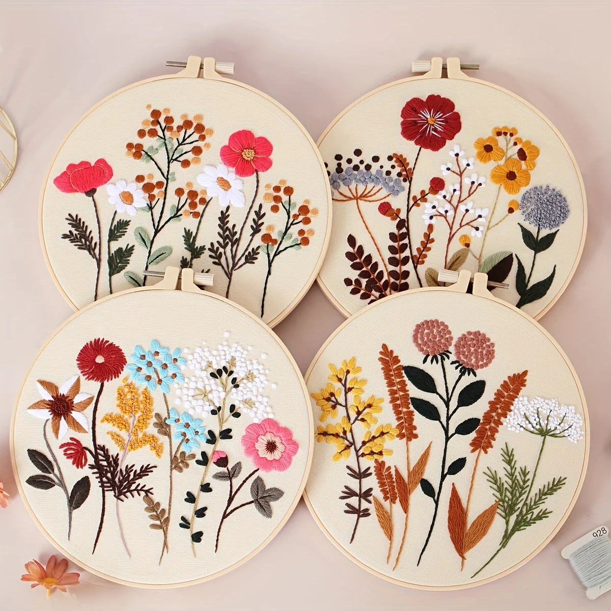 Flower Embroidery Starter Kit