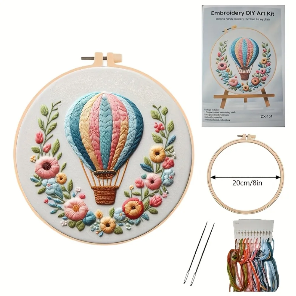 Spring and Summer Embroidery Kit for Adults