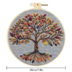 Flower Tree Landscape Cross Stitch Kit