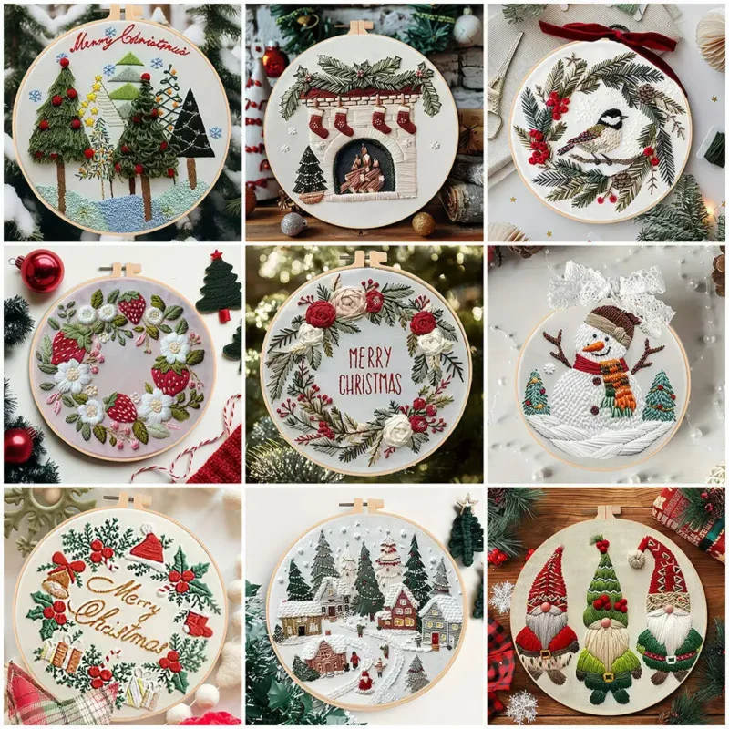 DIY Christmas Tree Embroidery Kit DIY Christmas Tree Embroidery Kit