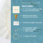 3 Piece DIY Flower Embroidery Kit 3 Piece DIY Flower Embroidery Kit