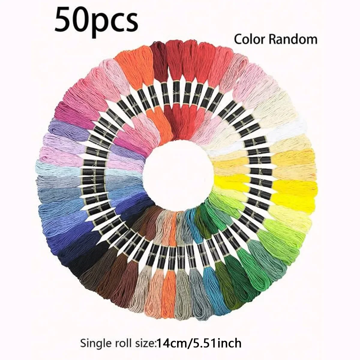 50-Color Friendship Bracelet Thread Set