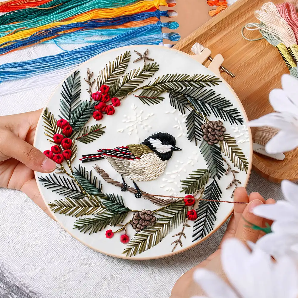 DIY Christmas Tree Embroidery Kit