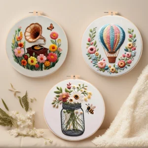 Spring and Summer Embroidery Kit for Adults