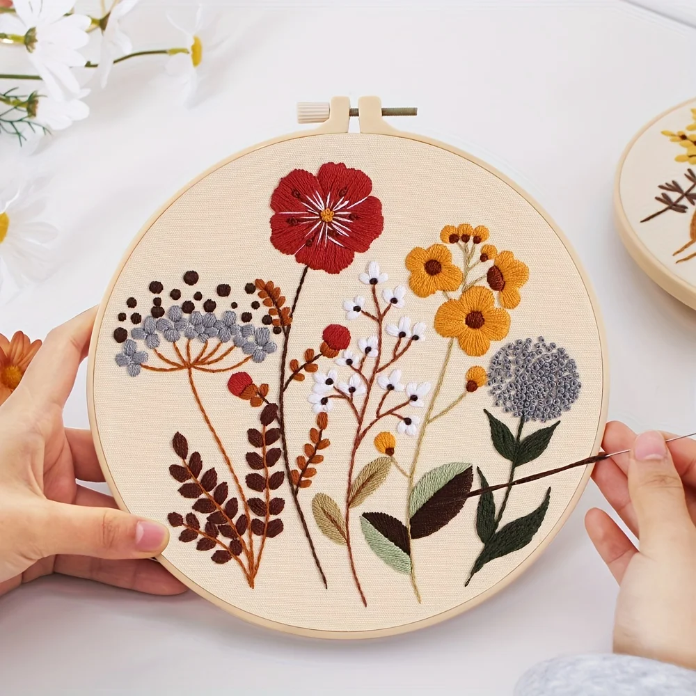 Flower Embroidery Starter Kit