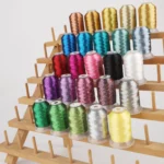 25-Color Metallic Embroidery Thread Set 25-Color Metallic Embroidery Thread Set