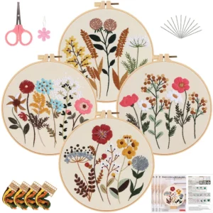 Flower Embroidery Starter Kit