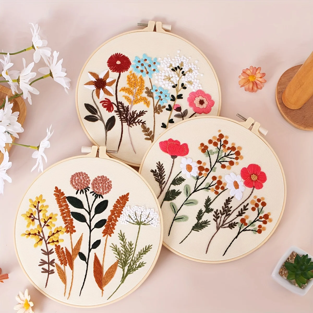 Flower Embroidery Starter Kit