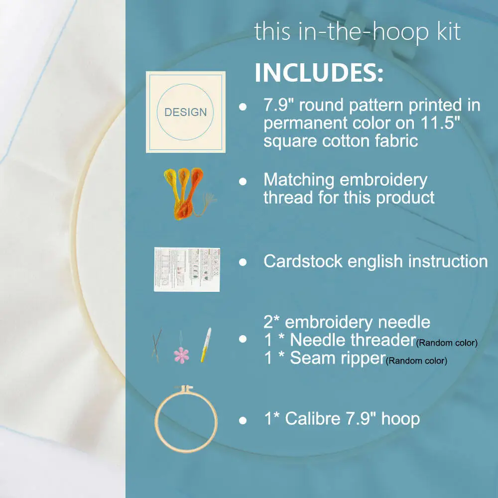 DIY Snowman Embroidery Kit