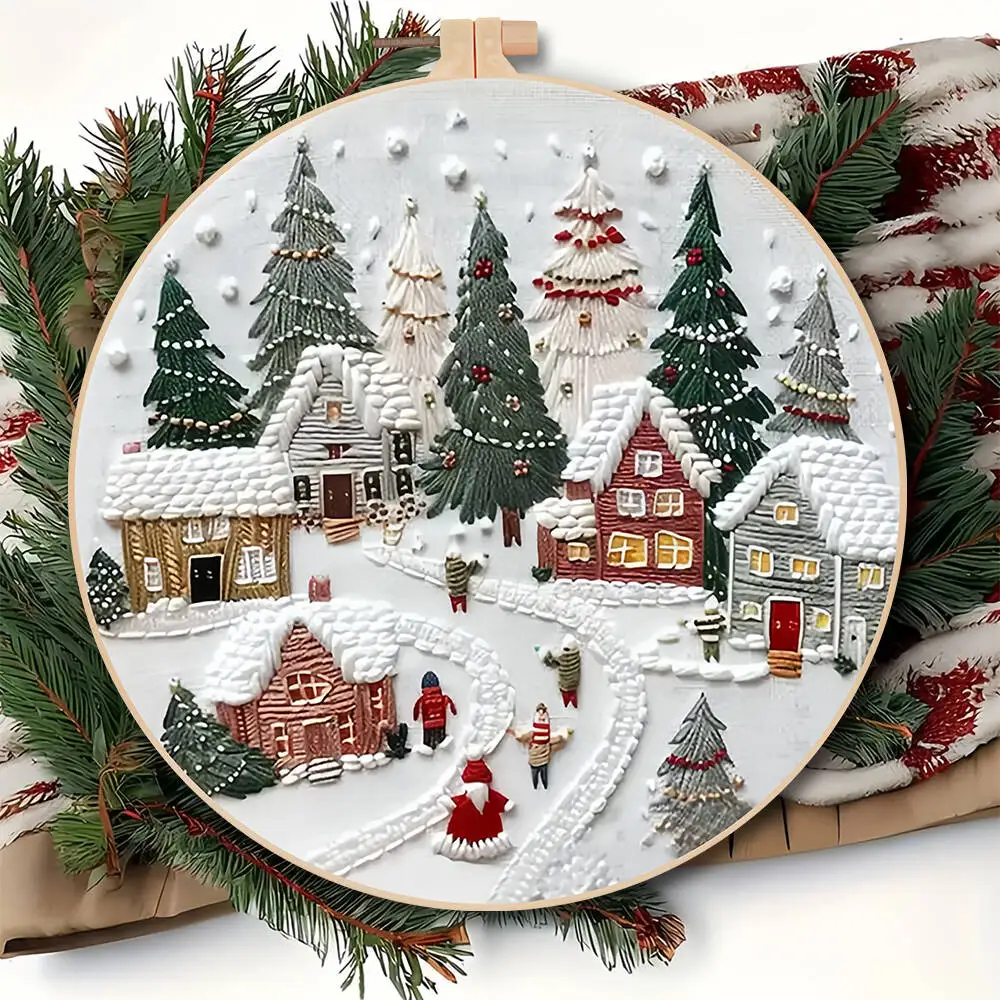 DIY Christmas Tree Embroidery Kit