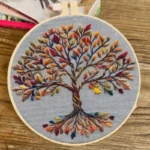 Flower Tree Landscape Cross Stitch Kit