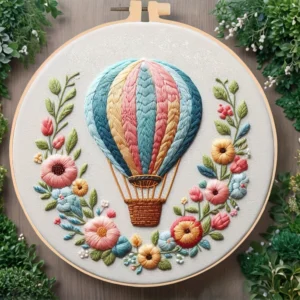 Spring and Summer Embroidery Kit for Adults
