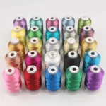 25-Color Metallic Embroidery Thread Set 25-Color Metallic Embroidery Thread Set