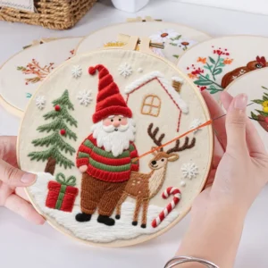 Christmas Handmade Embroidery DIY Kit