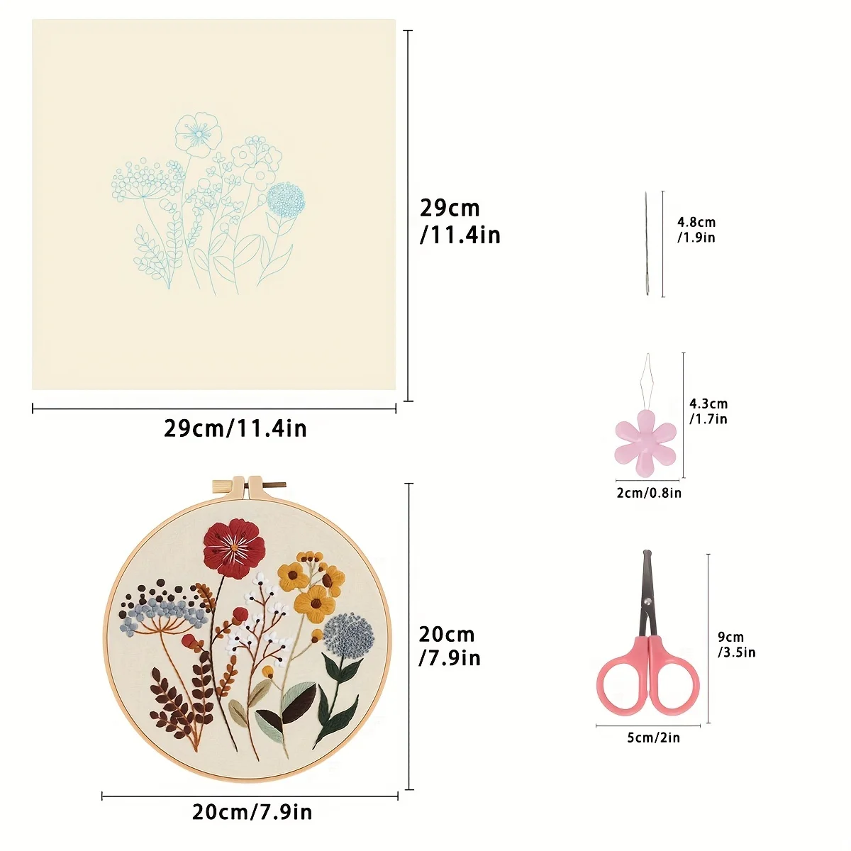 Flower Embroidery Starter Kit