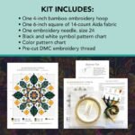 Scandinavian Flower Counted Cross Stitch Kit